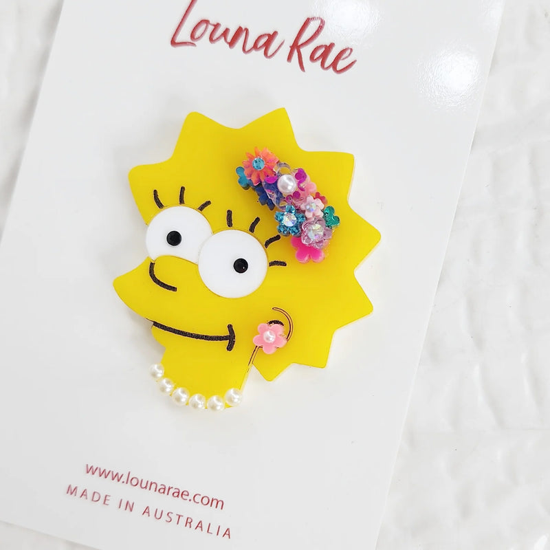 Louna Rae Brooch | Lisa Simpson