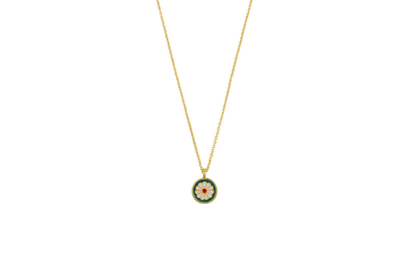 Tiger Tree | Centre Flower Necklace