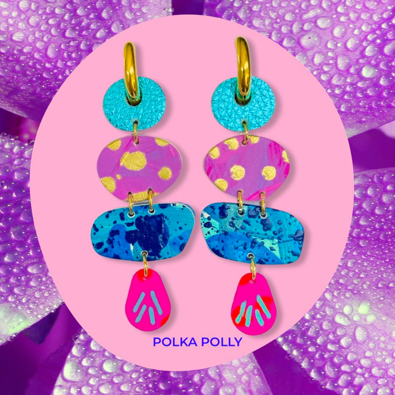 Polka Polly | Neon Corals