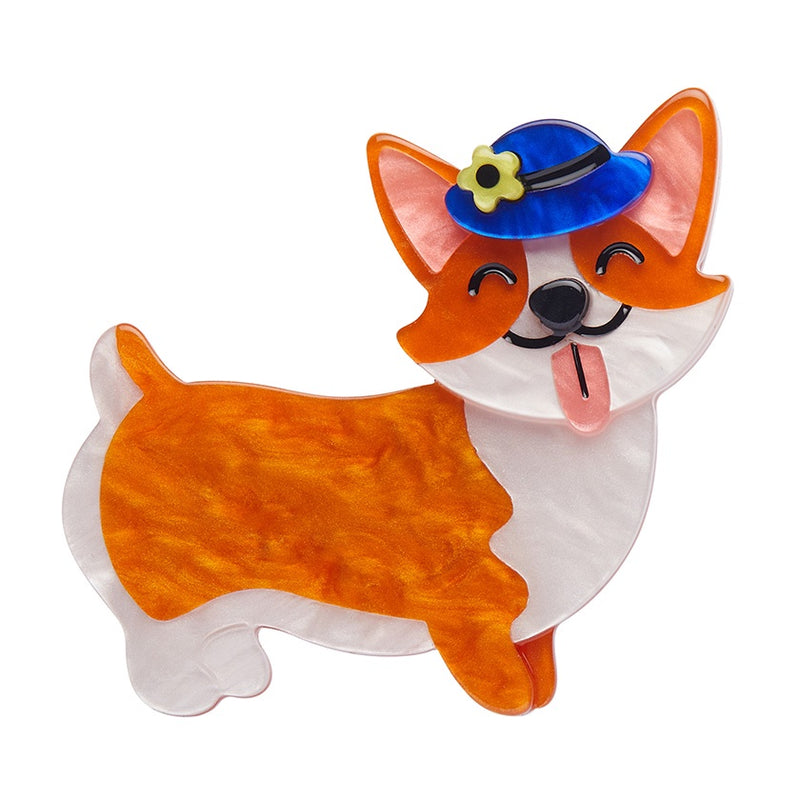 Erstwilder | Susan the Corgi Brooch