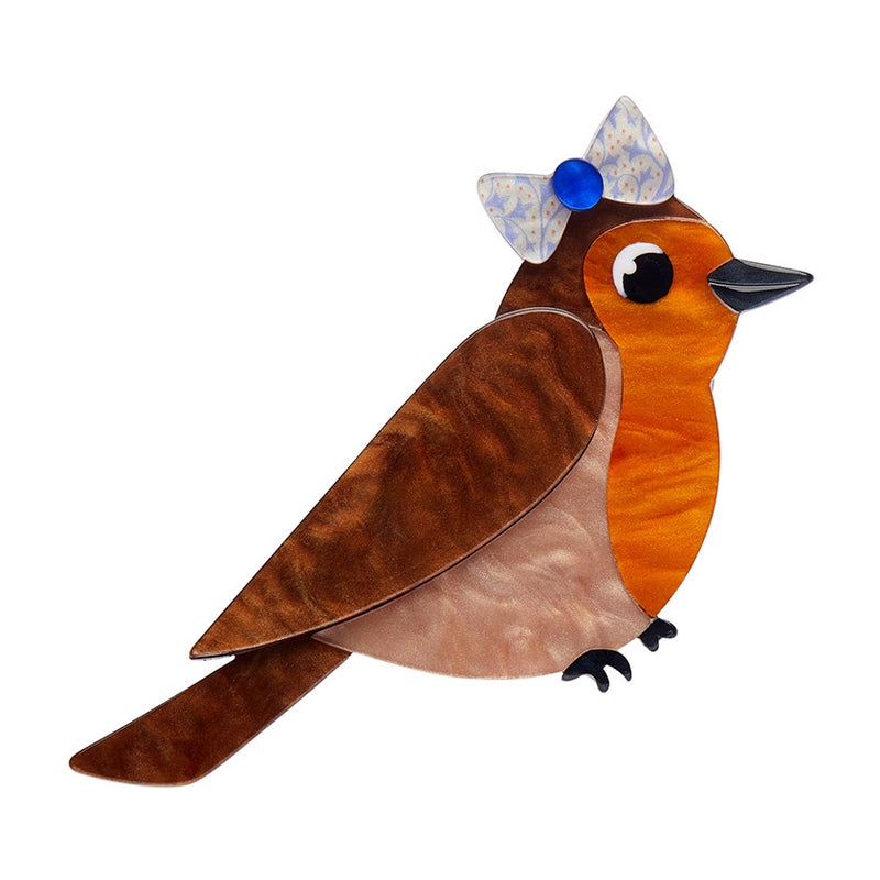 Erstwilder | Rosie the Robin Brooch