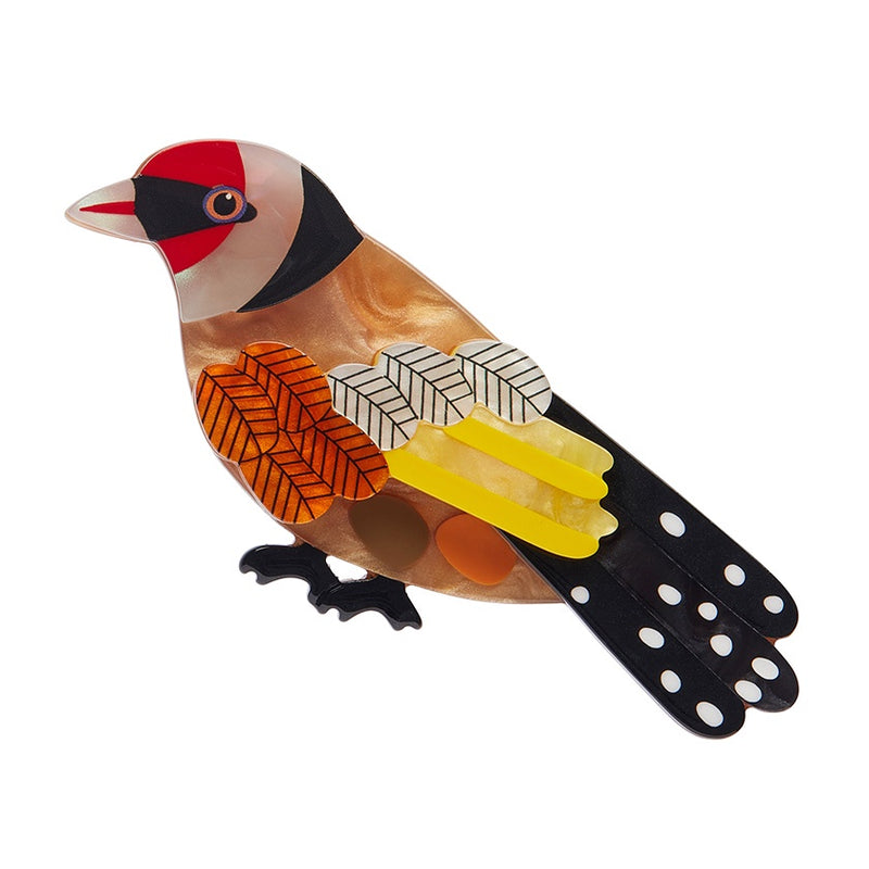 Erstwilder | Go for Goldfinch Brooch