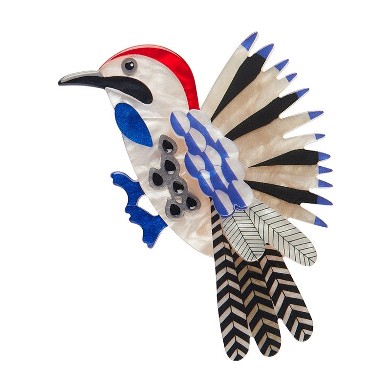 Erstwilder | Wondrous Woodpecker Brooch