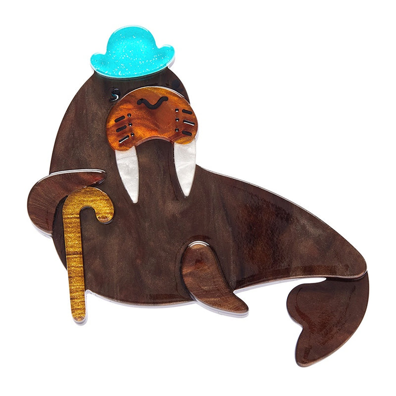 Erstwilder | Old Man Walrus Brooch