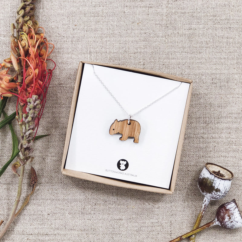 Buttonworks | Dinky Wombat Necklace