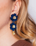 Flowature |  Daisy Droplets - Navy