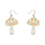 Erstwilder | Mushroom Drop Earrings - Cream