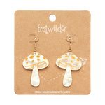 Erstwilder | Mushroom Drop Earrings - Cream