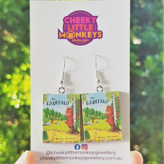 Cheeky Little Monkeys | The Gruffalo earrings