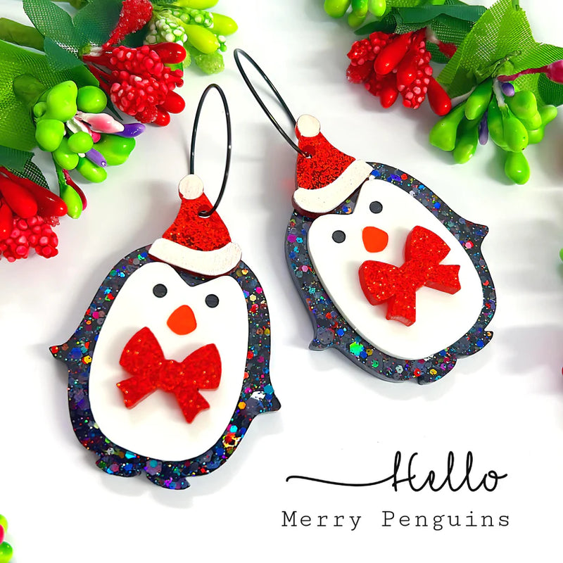 Hello Little Friday | Hello Merry Christmas Penguins