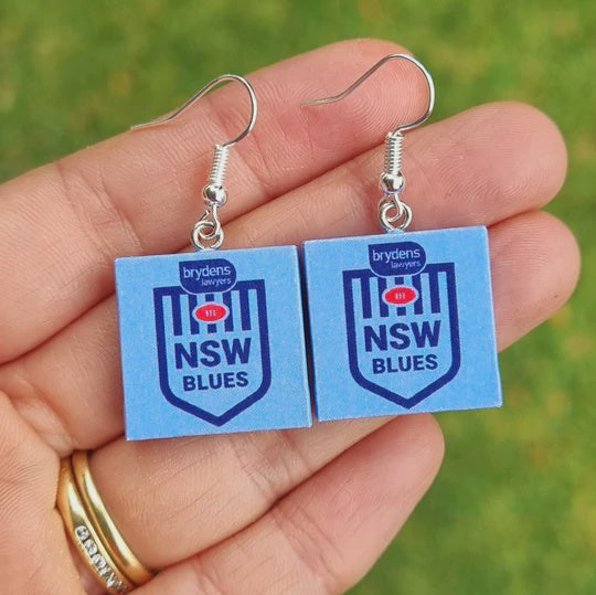 Cheeky Little Monkeys | NSW NRL State of Origin earrings