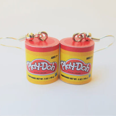 Cheeky Little Monkeys | Playdoh Earrings Red