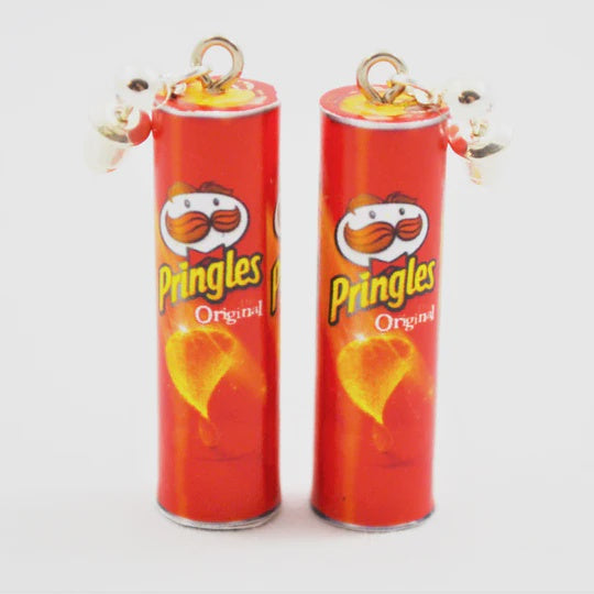 Cheeky Little Monkeys | Pringles Earrings Red