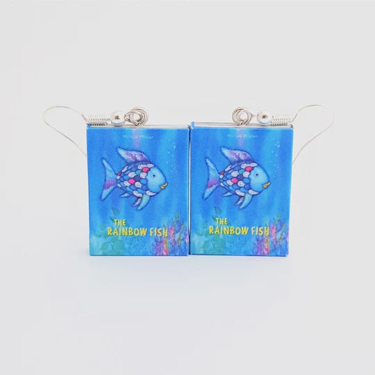 Cheeky Little Monkeys | The Rainbow Fish book earrings