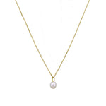 Jolie & Deen | Edith Pearl Necklace Sterling 925 - Gold