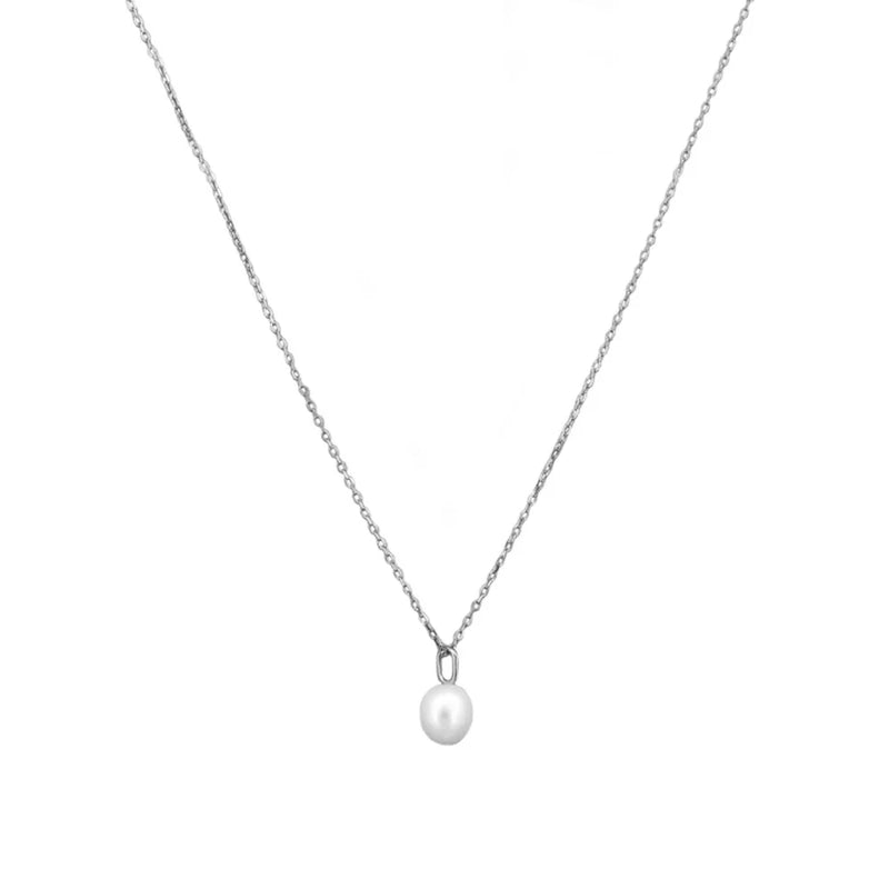 Jolie & Deen | Edith Pearl Necklace Sterling 925 - Silver