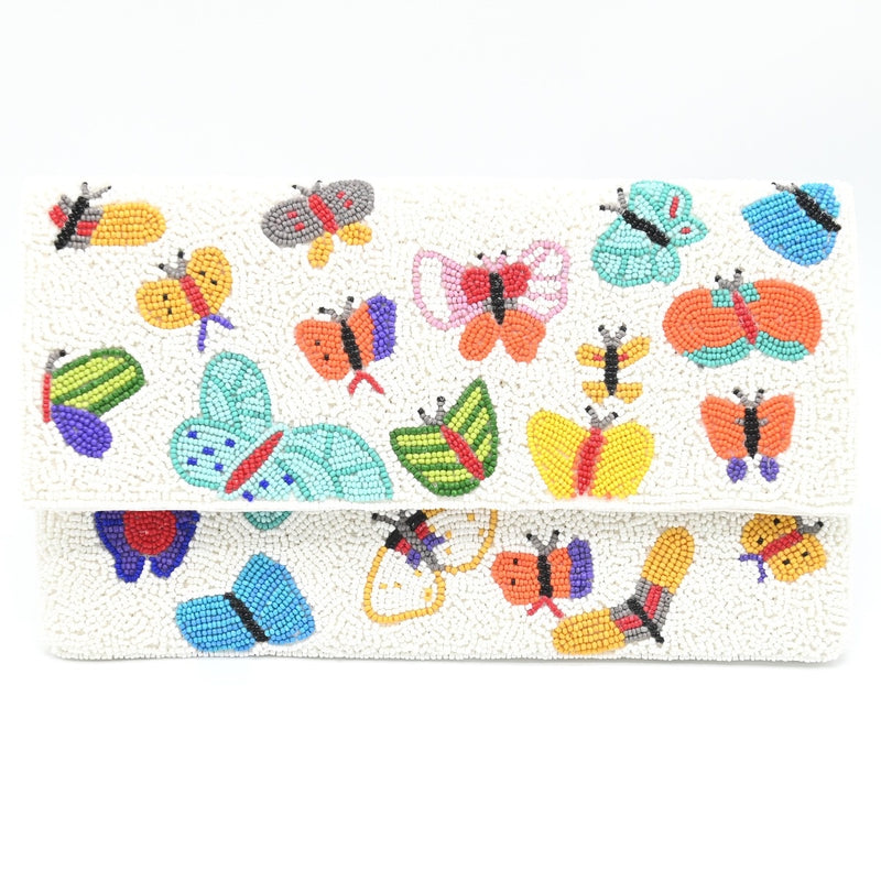 Anna Nova | Beaded Butterfly Clutch