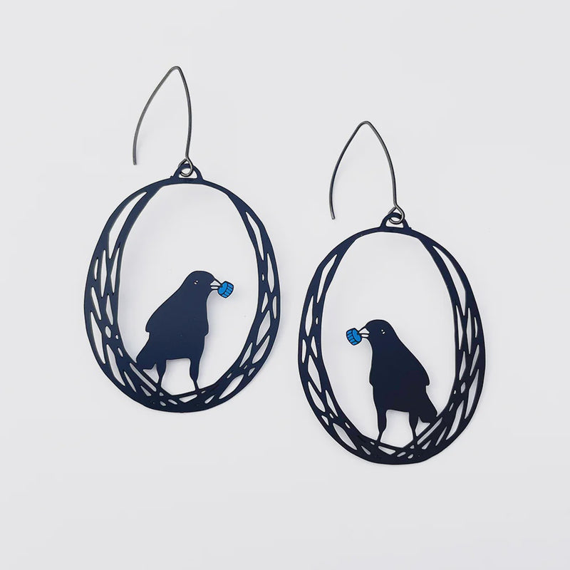 Denz | Bowerbird earrings