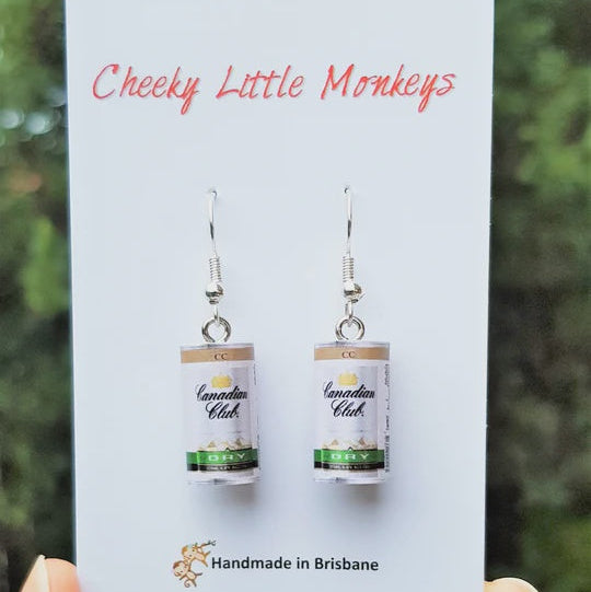 Cheeky Little Monkeys | Canadian Club earrings