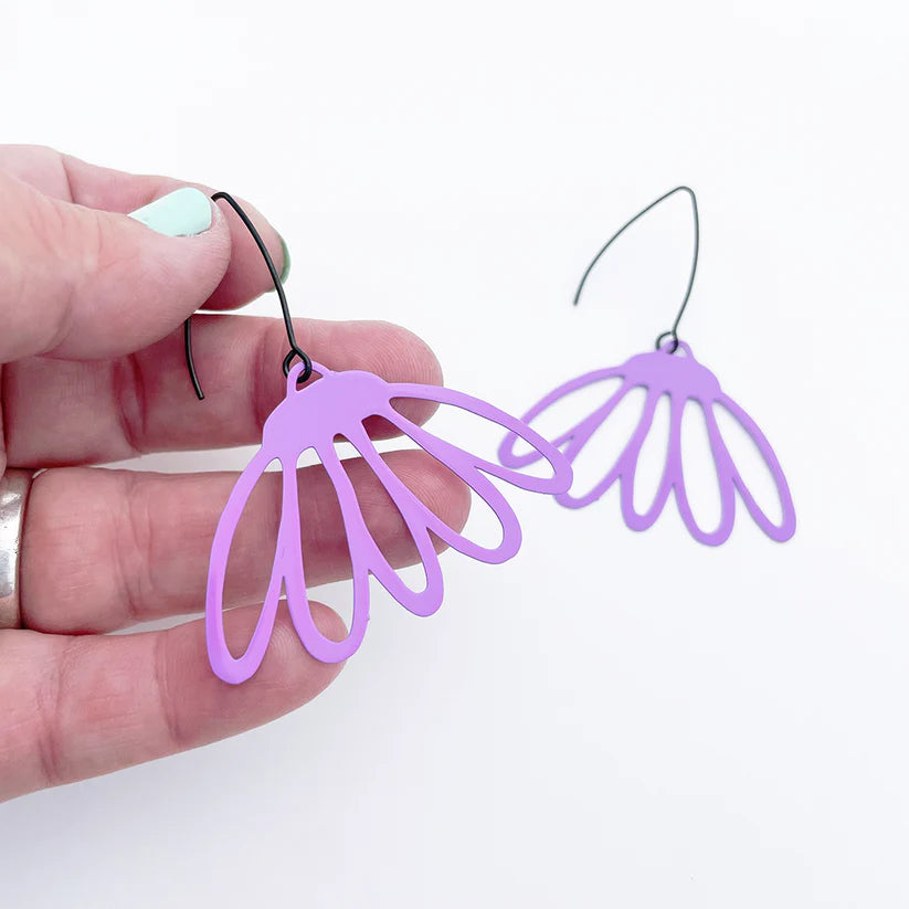 DENZ | Echinacea Earrings in Lilac