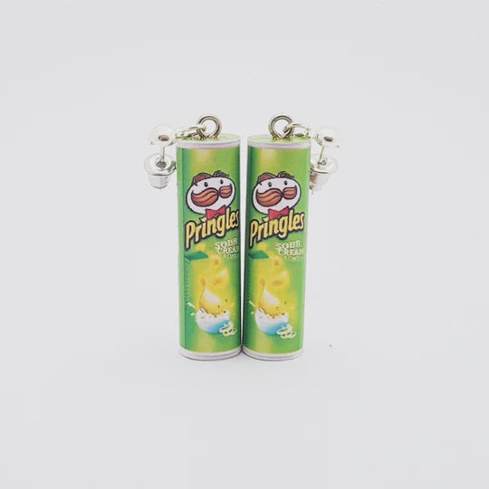 Cheeky Little Monkeys | Pringles (Sour Cream & Onion) earrings