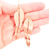 Pixie Nut | Gum Leaf Earrings - Gold