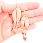 Pixie Nut | Gum Leaf Earrings - Gold