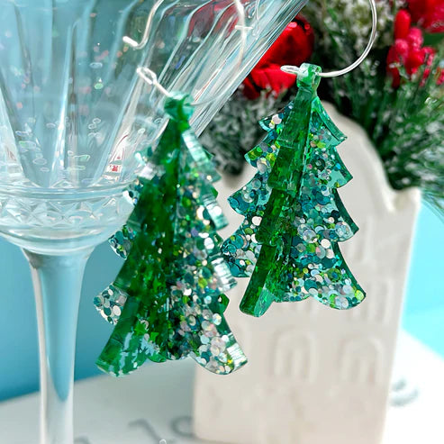 Hello Little Friday | 3D Glitter Christmas Tree