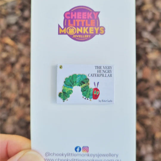 Cheeky Little Monkeys | The Very Hungry Caterpillar book brooch