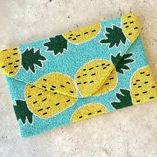 Anna Nova | Beaded Pineapple Clutch