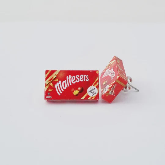 Cheeky Little Monkeys | Maltesers box earrings