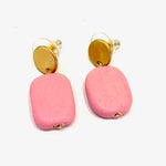 Zoda Dangles| Earrings - Pink