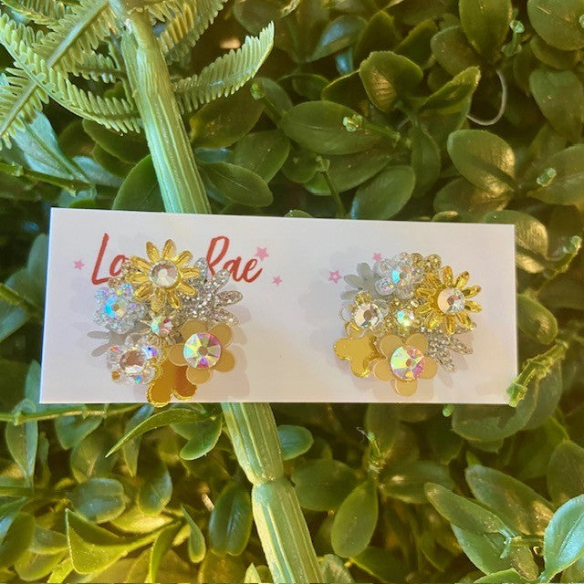 Louna Rae | Flower Bouquet Stud Earrings FB#14