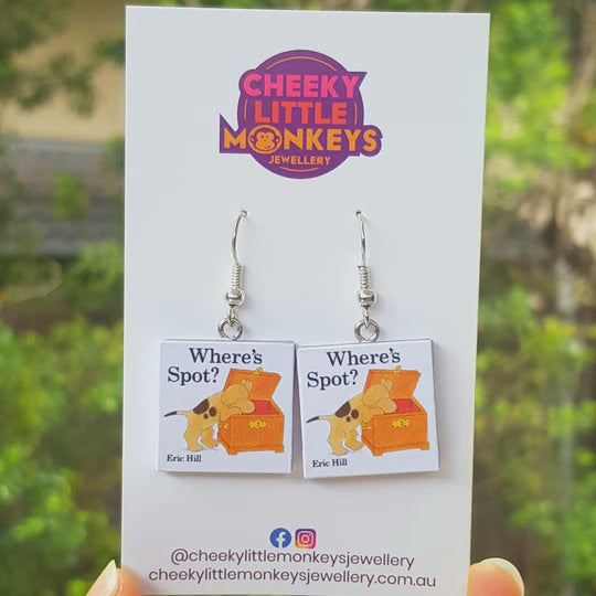 Cheeky Little Monkeys | Where's Spot earrings