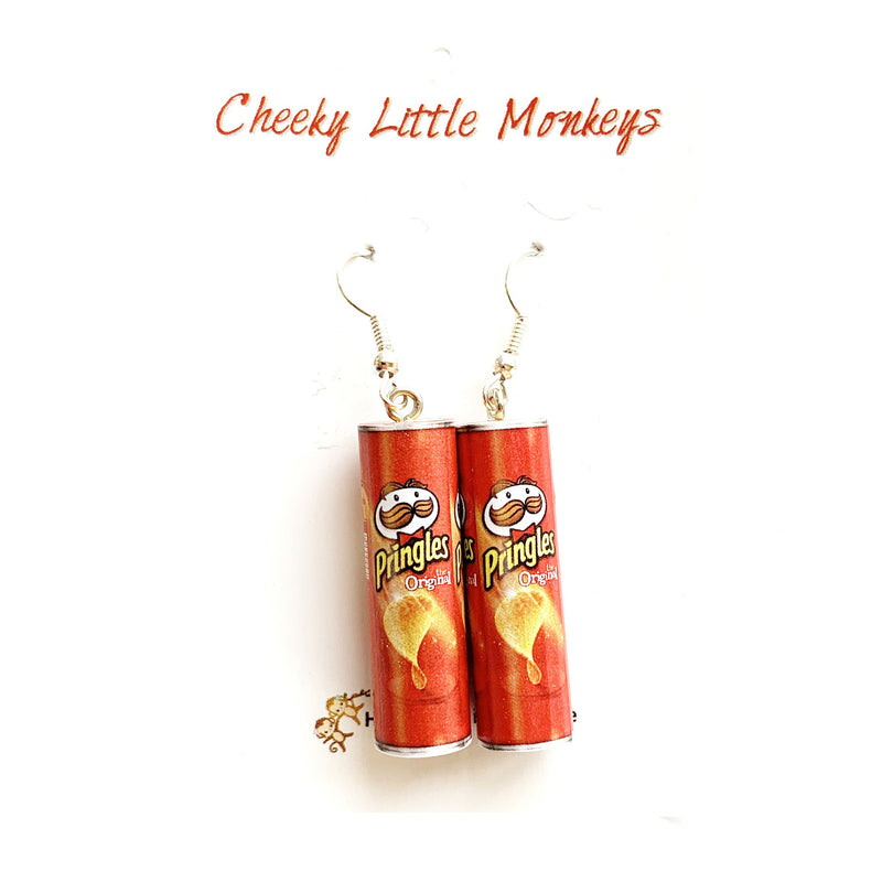 Cheeky Little Monkeys - Pringles Earrings