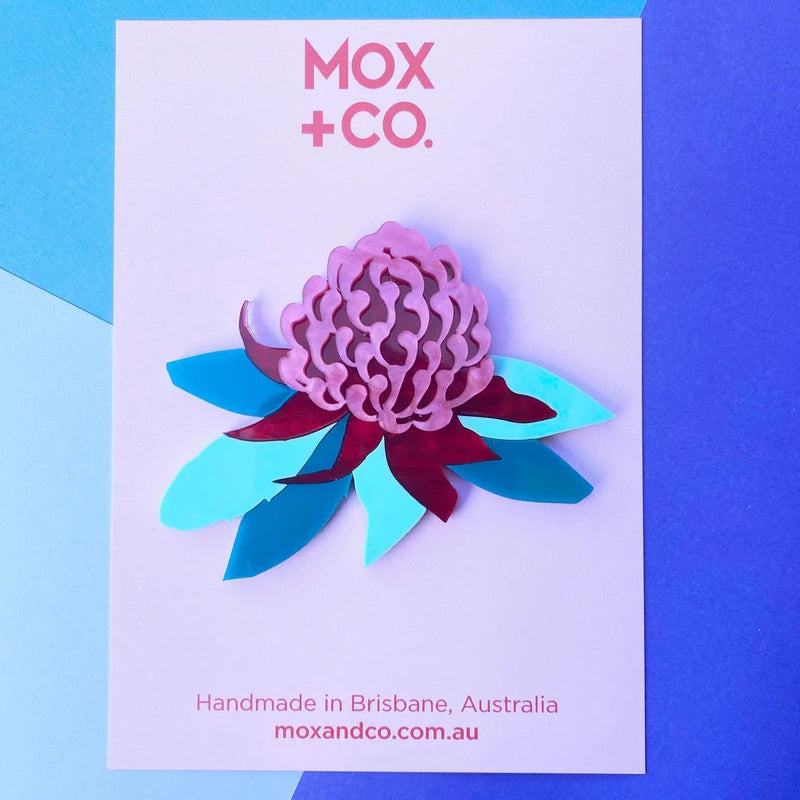 MOX & Co Brooch | Waratah