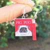 Cheeky Little Monkeys | Pig the Pug Earrings